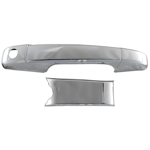 CCIDH68135B – COAST2COAST Exterior Door Handle Cover, Chrome Plated ABS Plastic Levers Only With Driver Side Keyhole/...